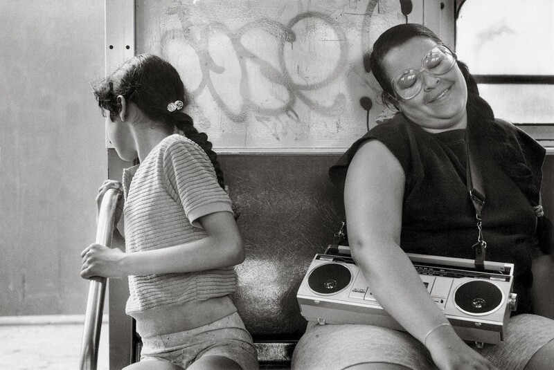 Из серии портретов в метро, 1982 год.