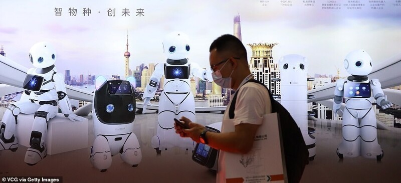 Плакат с роботами компании Beijing Canbot Technology Co.