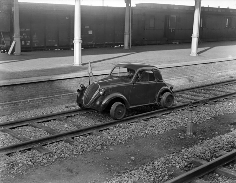 Fiat Topolino 1936 года, для голландских железных дорог. Нидерланды, 1947 год