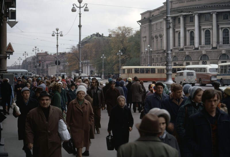Прогулка по Ленинграду 1973 года