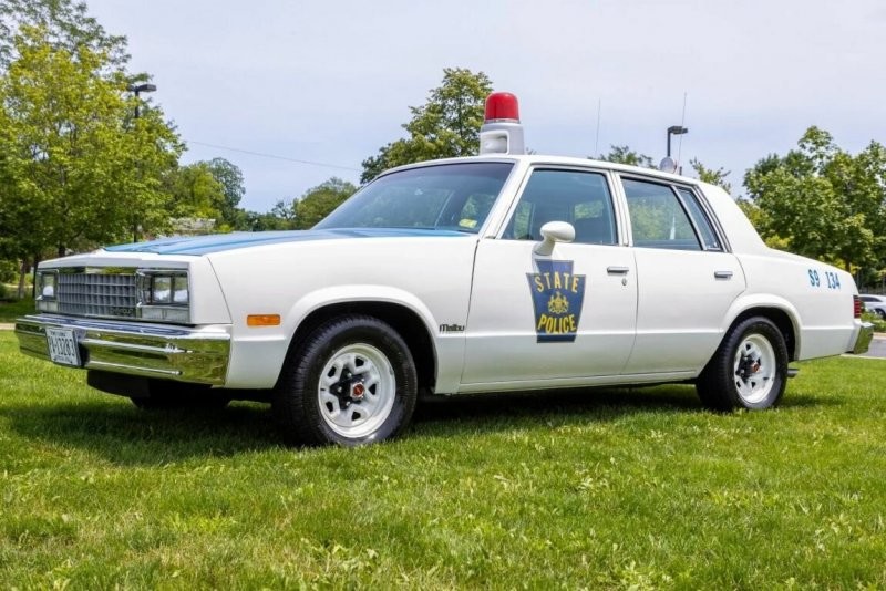 На чем ездили копы в восьмидесятых: Chevrolet Malibu пенсильванской полиции