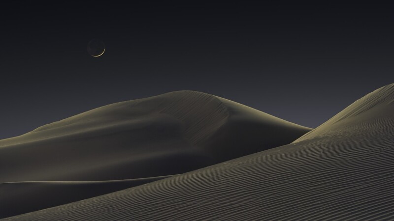 "Лунные дюны", Джеффри Лавлейс, победитель в категории "Небесный пейзаж"