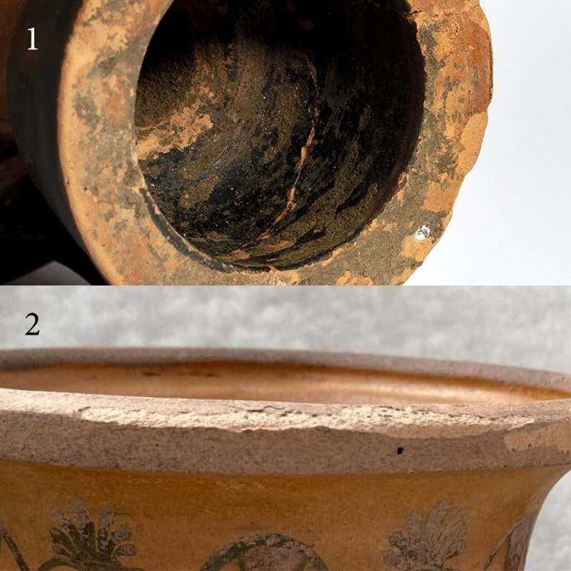 Простые способы распознать грубую подделку древней керамики на примере одного из лотов 