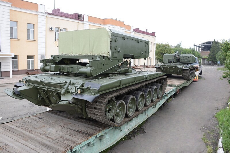 Омсктрансмаш передал российской армии партию ТОС-1А