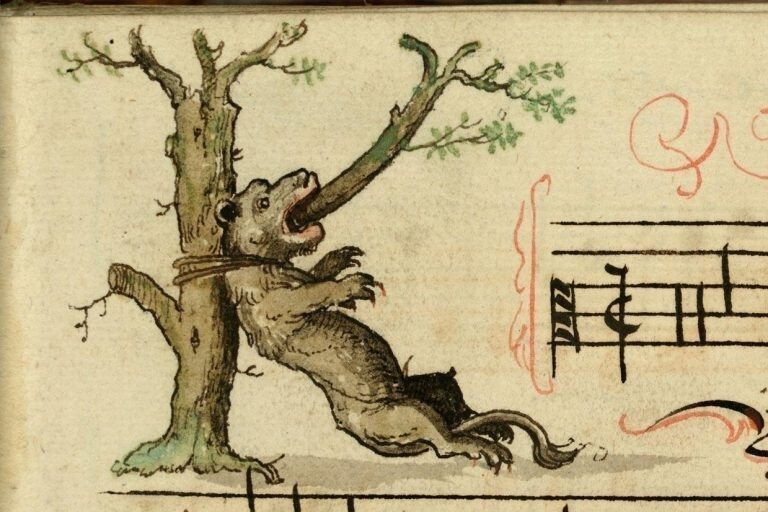 Странные и жутковатые иллюстрации из песенника XVI века
