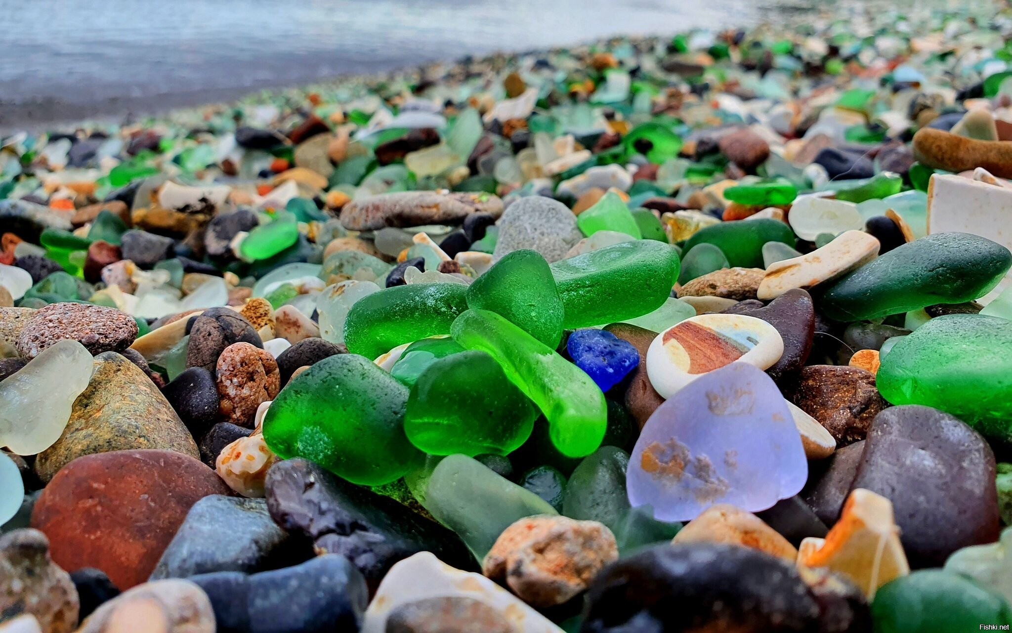 стеклянный пляж в владивостоке