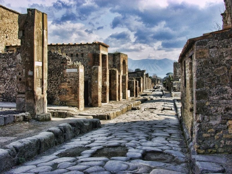 История гибели города Помпеи