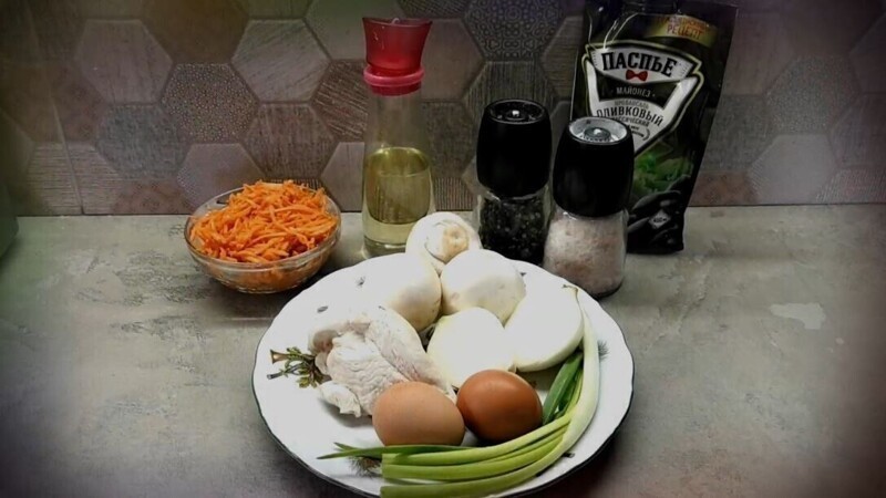 САЛАТ из шампиньонов и моркови по-корейски. Сохрани и используй данный рецепт