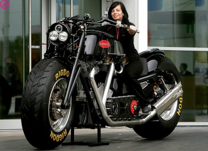 Leonhardt Gunbus 410 — самый большой мотоцикл в мире