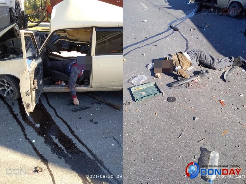 Авария дня. Водитель и пассажир "Жигулей" погибли в Ростовской области