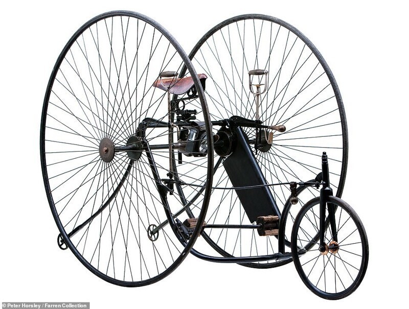 Трехколесный велосипед, 1882