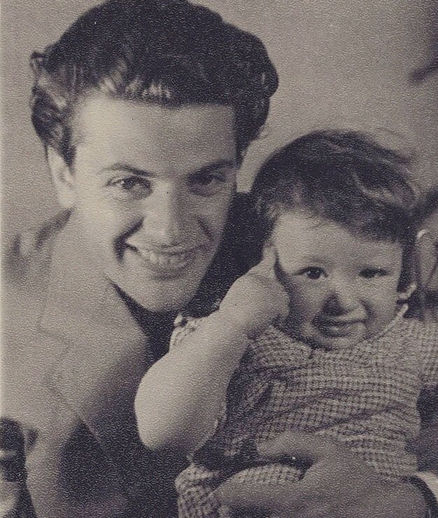 Александр Ширвиндт с сыном Михаилом, конец 1950-х