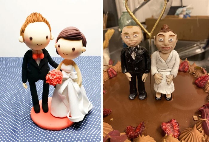 "Мы хотели сделать милые фигурки для свадебного торта. В итоге, из меня сделали беременную сумоистку"