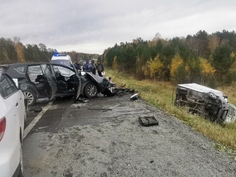 Авария дня. Сон пожилого водителя на трассе в Свердловской области