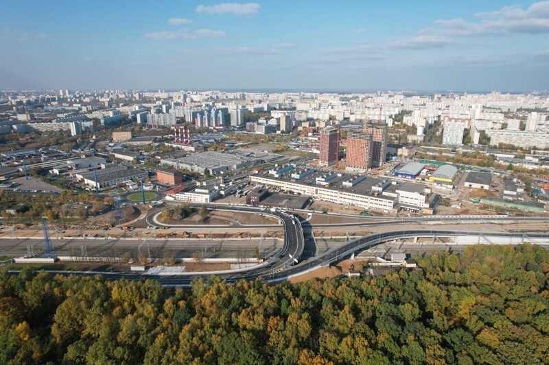 В Москве открыто движение по транспортной связке Северо-Восточной и Северо-Западной хорд
