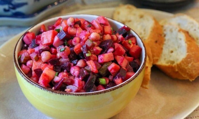 Винегрет с нутом