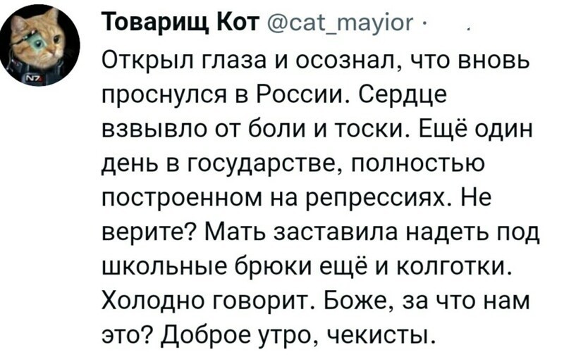 Немного утренней бодрящей) политики