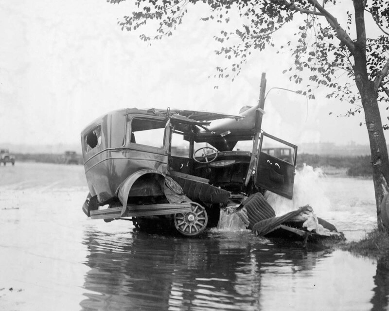 Ретро-снимки эпичных аварий 1930-х годов