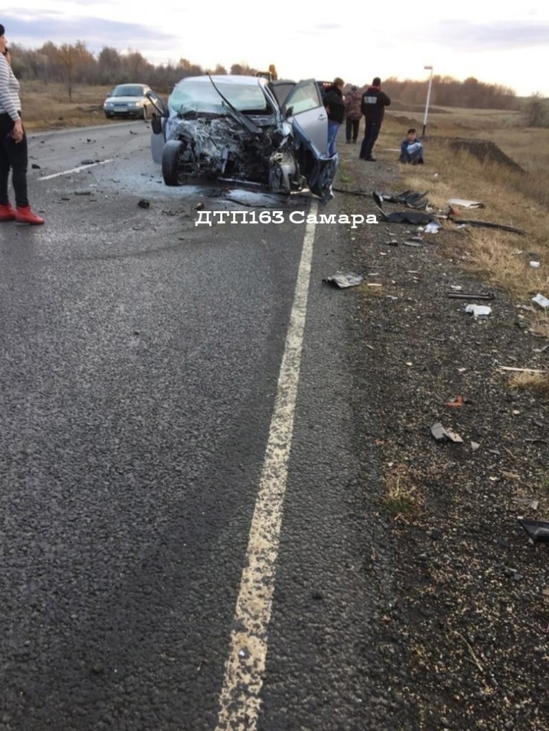Авария дня. Автомобилистка внезапно выскочила на встречку в Самарской области