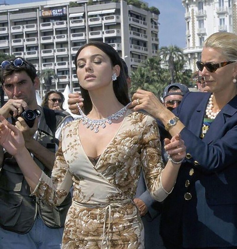 Моника Беллуччи на Каннском кинофестивале в 1997 году