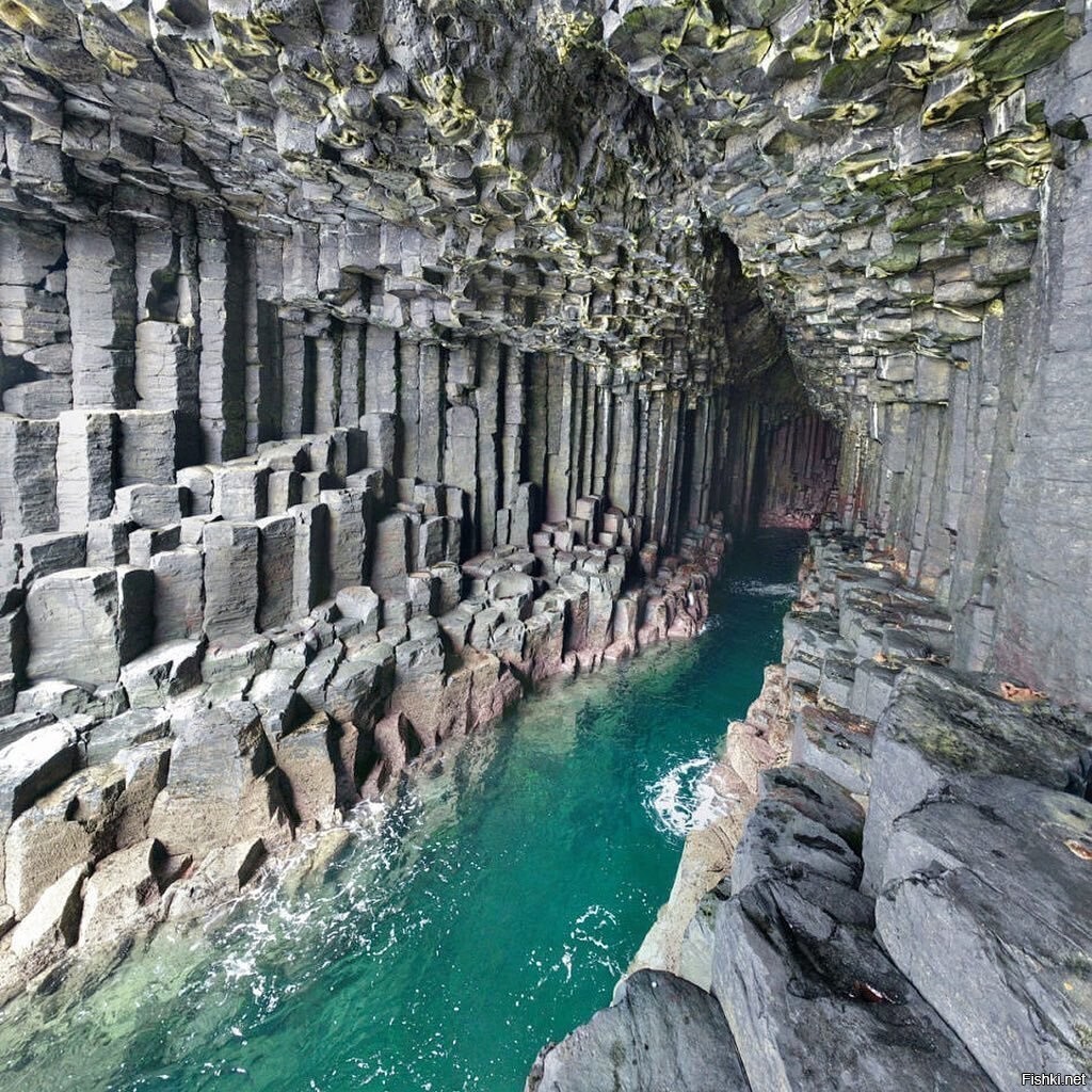 Фингалова пещера остров стаффа Шотландия