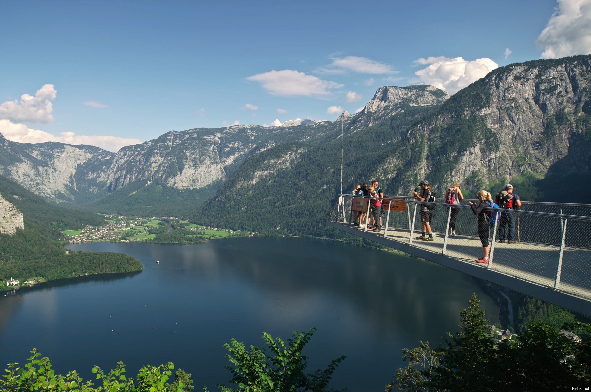 Австрия смотровая площадка Skywalk Hallstatt