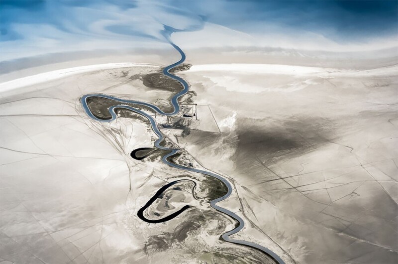 Река Зохре в Иране. Фотограф Jonathan Bowles