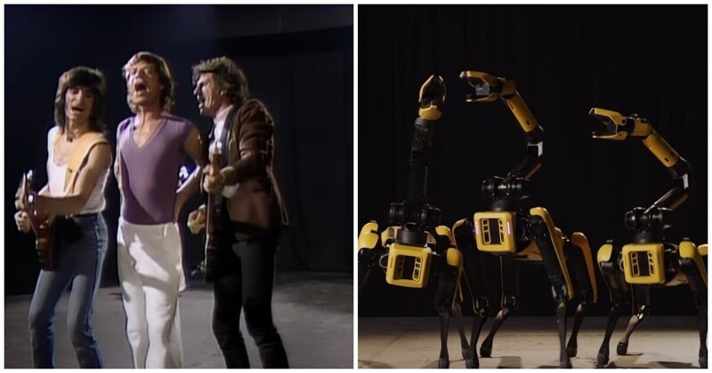 Инженеры Boston Dynamics поздравили группу The Rolling Stones с помощью необычного клипа