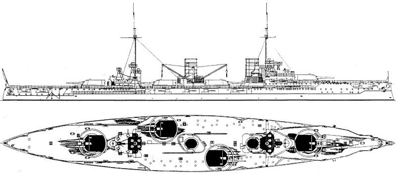 Линейный крейсер «Фон дер Танн». Рассказываем о боевом пути корабля