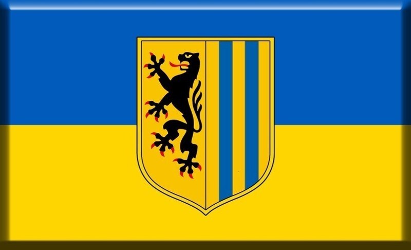 Флаг города Лейпцига