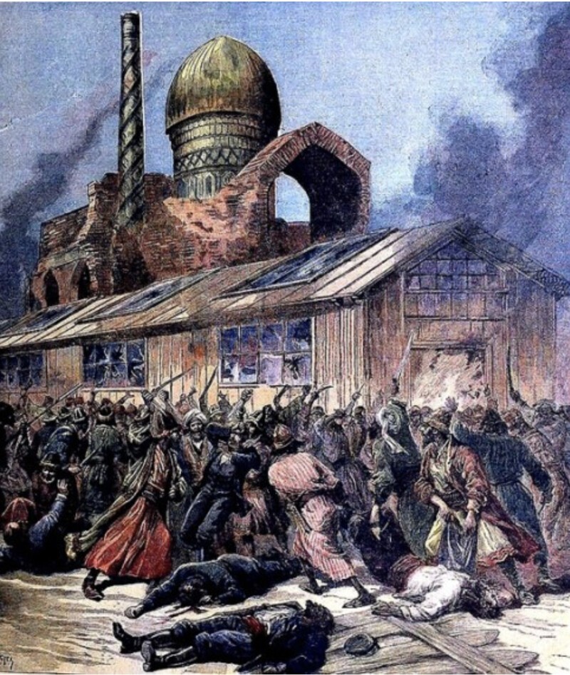 Фото №3 Иллюстрация из французского журнала "Холера в России. Астрахань" 19 век.
