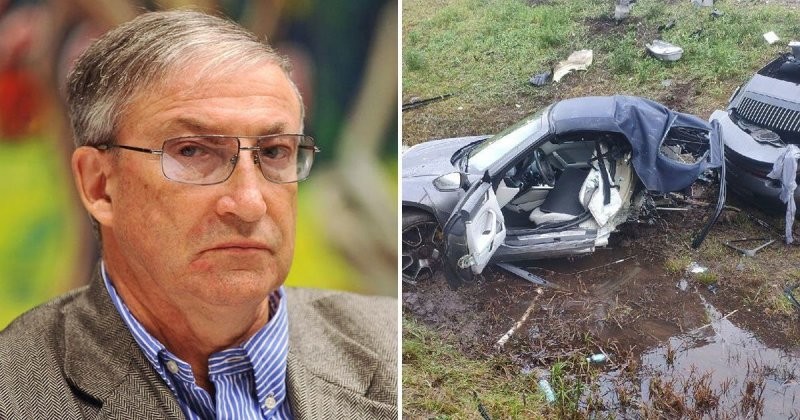 Porsche разорвало пополам: сын сатирика Семёна Альтова попал в серьёзное ДТП