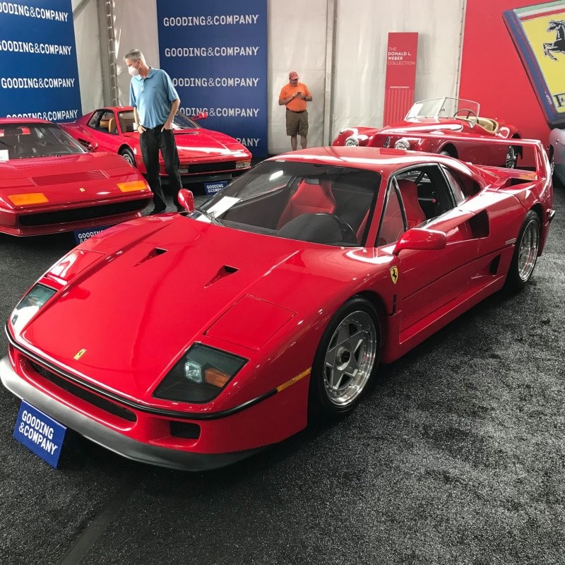 10. Ferrari F40 1992 года продана за $2,892,500 (209 500 000 руб.)