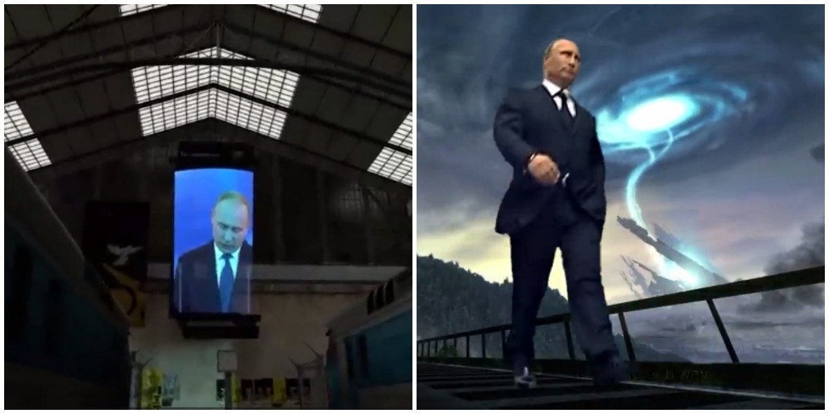 Путин органично вписался в мир Half-Life 2