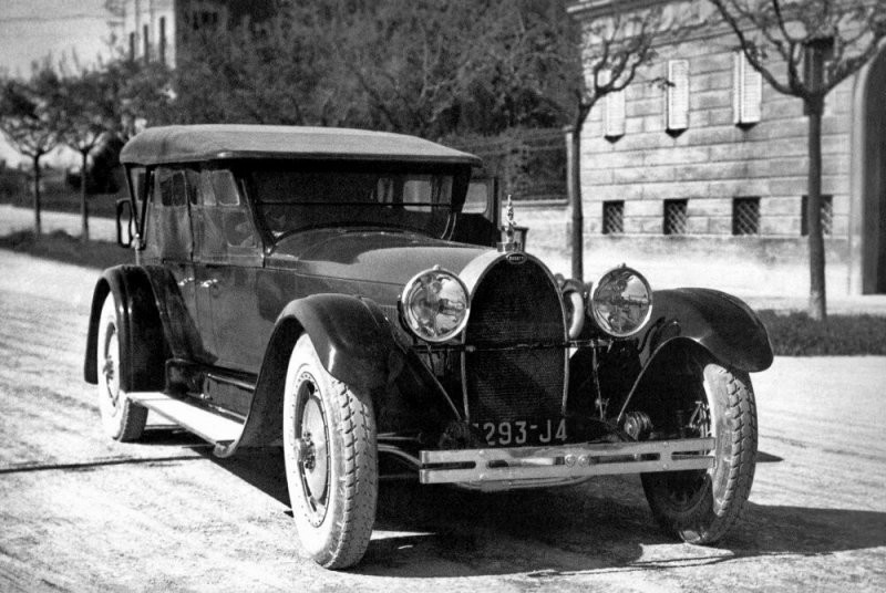 Прототип Bugatti Type 41 с кузовом Packard
