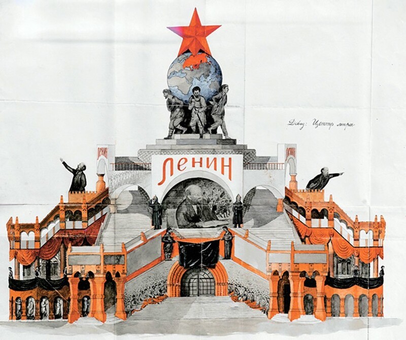 Впечатляющие и огромные: эскизы, по которым могли построить Мавзолей для Владимира Ленина
