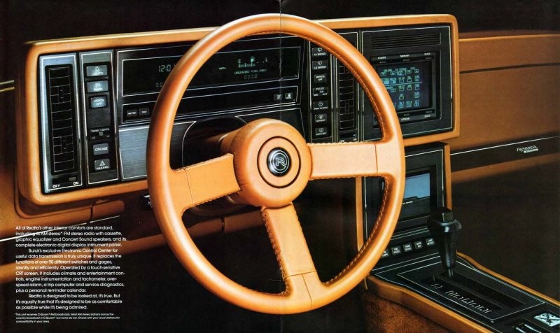 «Бьюики» из 80-х: первый тач-скрин в автомобиле