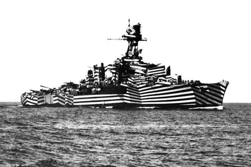 HMS Dreadnought в ослепляющем камуфляже