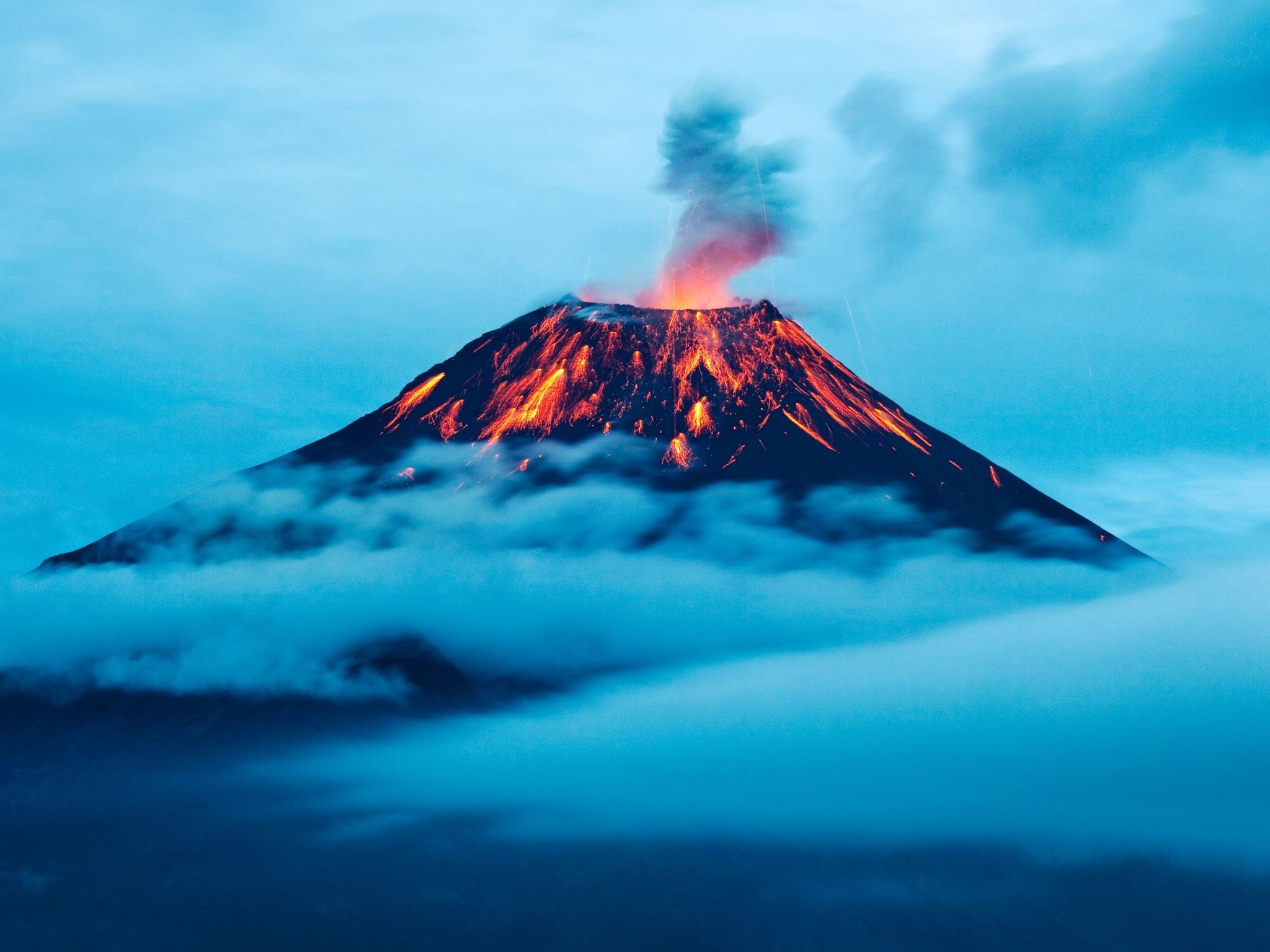 Вулкан чудо природы