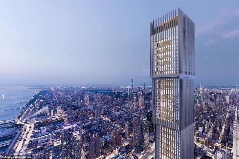 В Нью-Йорке построят супервысокий "перевернутый" небоскреб