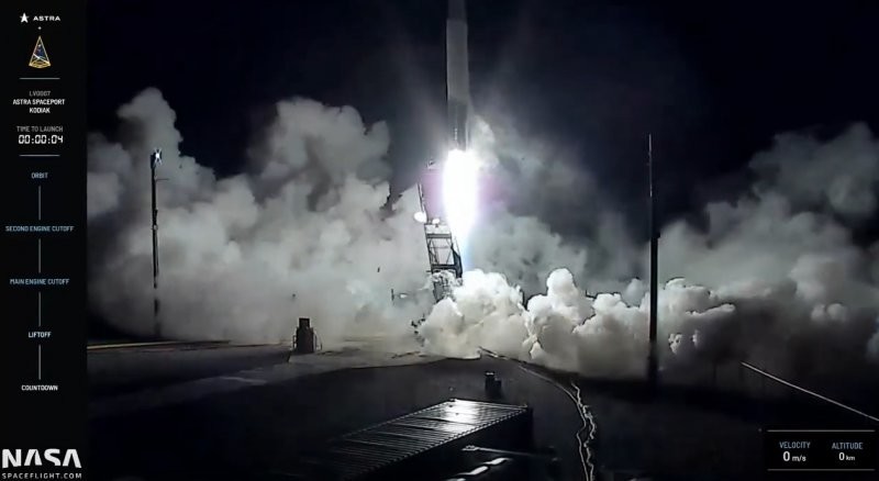 Ракета Astra впервые вышла на орбиту после 4-го тестового пуска