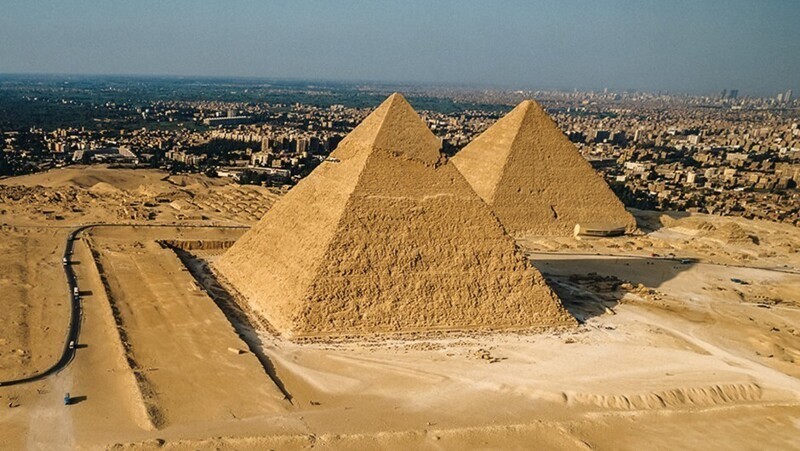 12. Великие пирамиды, Гиза, Египет