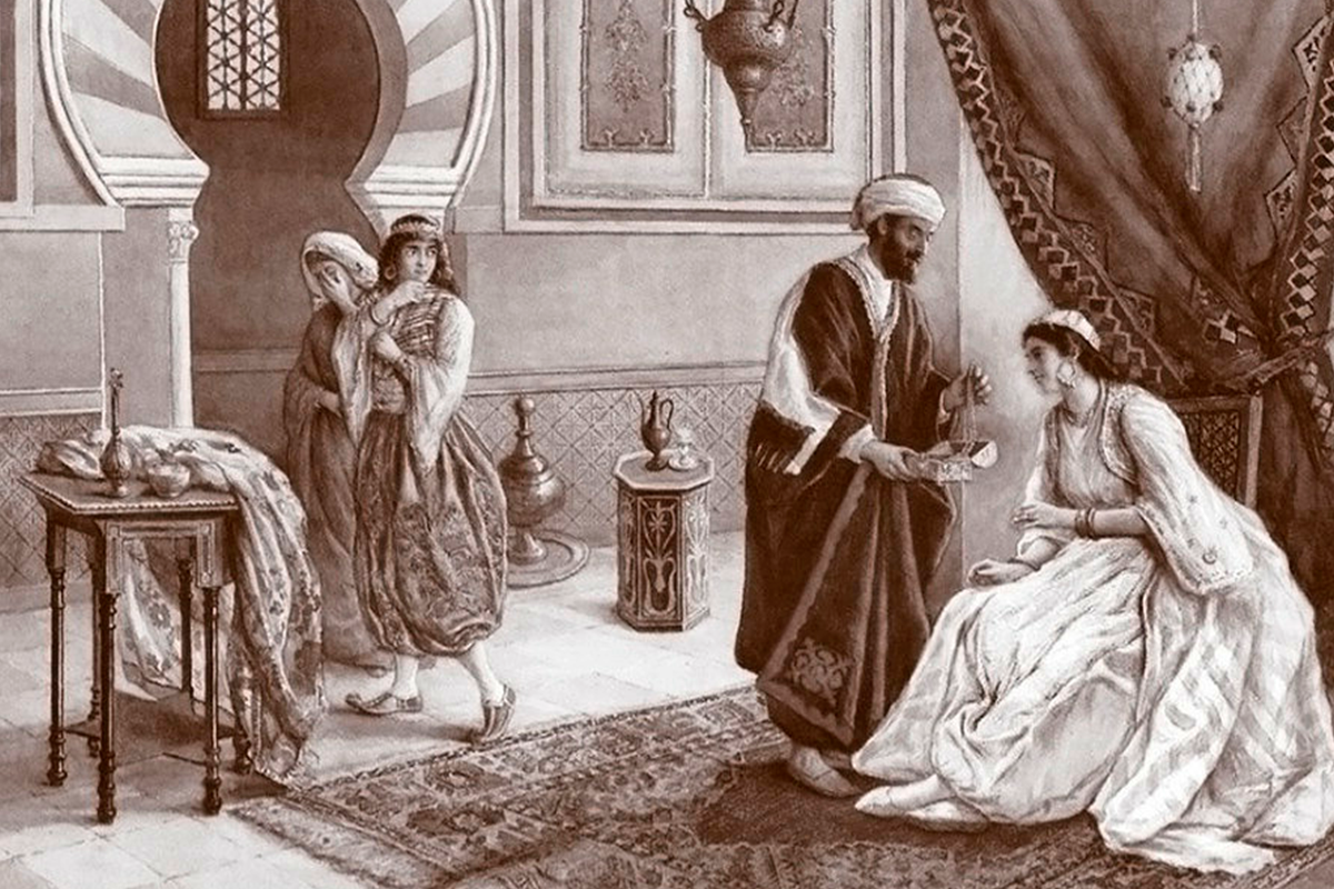 Гарем в Османской империи с султаном