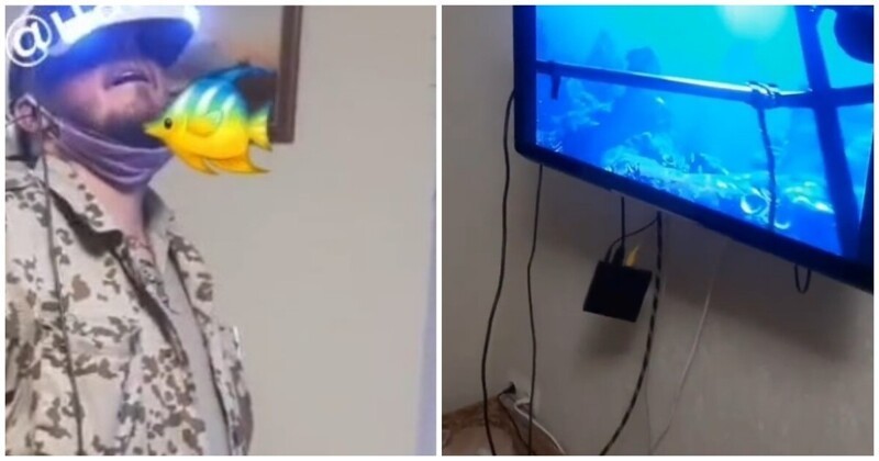 Рыбак погрузился в виртуальную реальность с головой