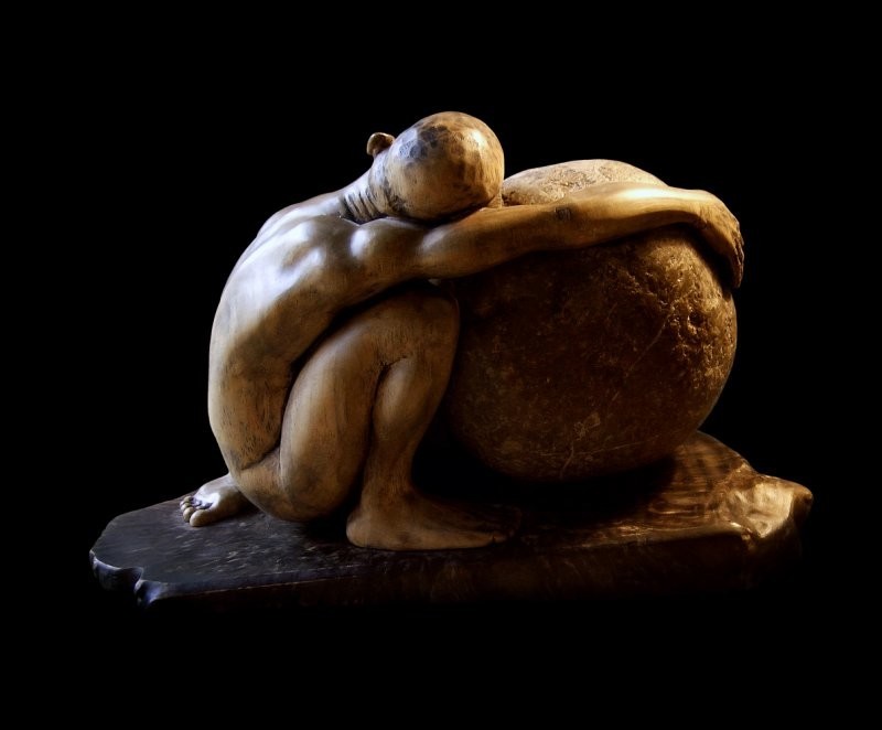 Сизиф - Удивительная скульптура Сергея Линика