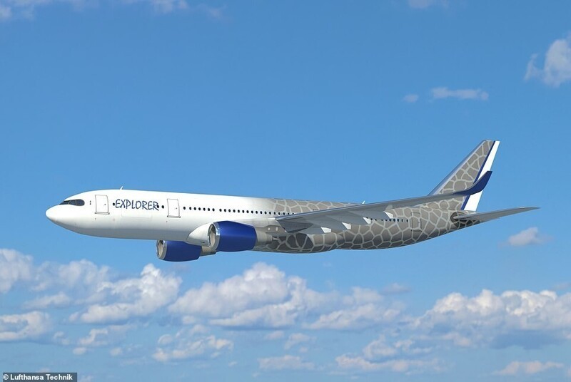 Компания Lufthansa Technik представила самолет с баром, дискотекой и балконом