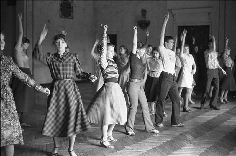 Танцевальный класс в Новокузнецке, 1983 год