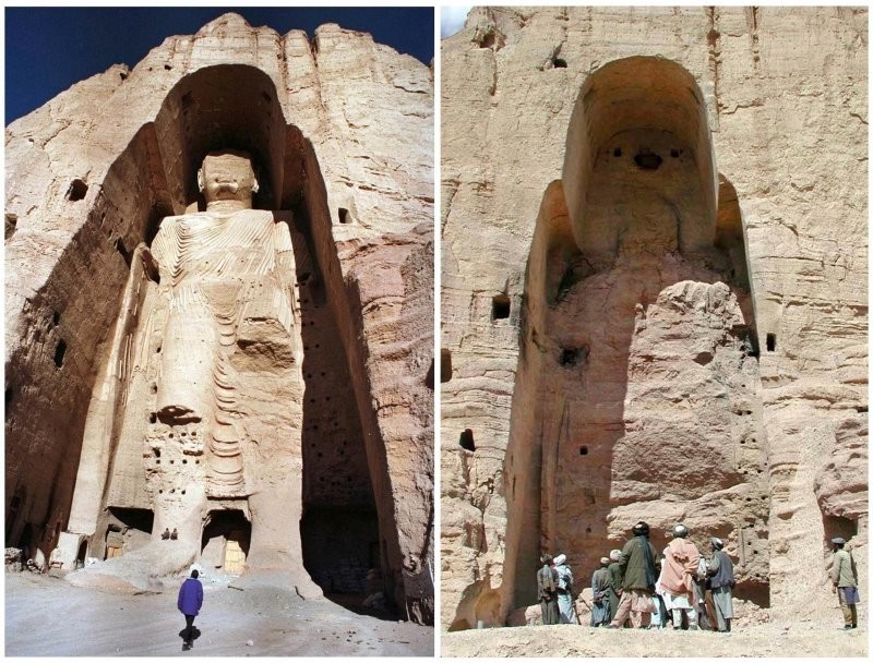 Новое в туризме: "Талибан"* открыл для публики посещение уничтоженных статуй Будды