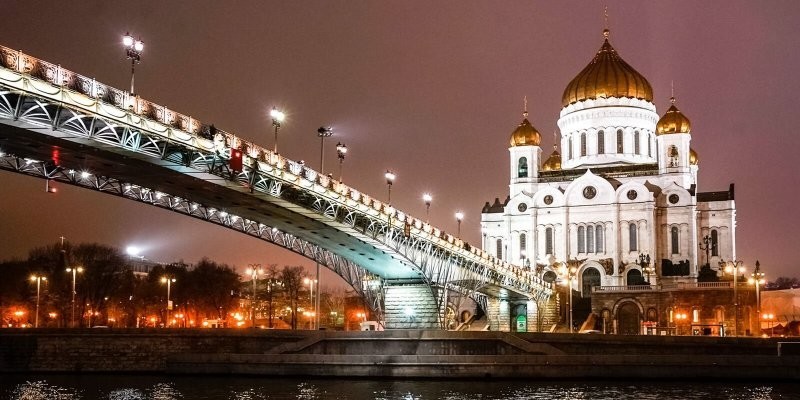 Московские мосты с самой эффектной подсветкой