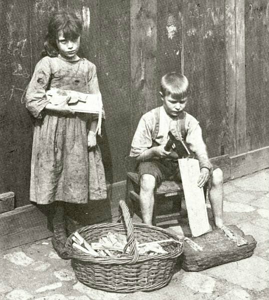 Фермерские дети в Англии, 1920 год